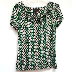 🏠 Dana Buchman NWT Top w/ Innerconnect Circles Size XS
